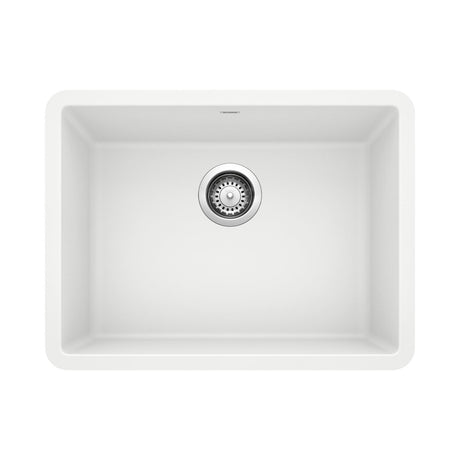 Blanco Precis 24 inch Single Bowl Silgranit Undermount Kitchen Sink - BUILDMYPLACE