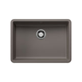 Blanco Precis 25 inch Single Bowl Silgranit ADA Undermount Kitchen Sink - BUILDMYPLACE