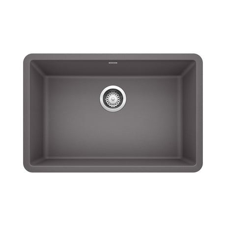 Blanco Precis 27 inch Single Bowl Silgranit Undermount Kitchen Sink - BUILDMYPLACE