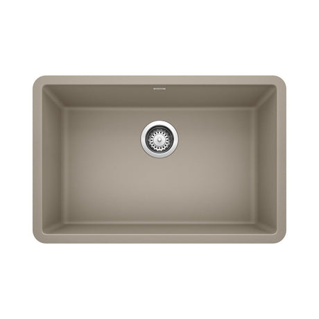 Blanco Precis 27 inch Single Bowl Silgranit Undermount Kitchen Sink - BUILDMYPLACE