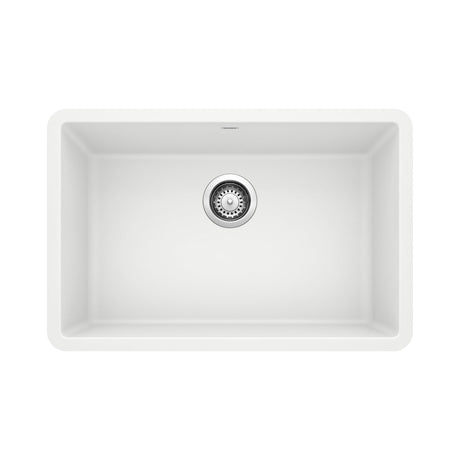 Blanco Precis 27 inch Single Bowl Silgranit Undermount Kitchen Sink - BUILDMYPLACE