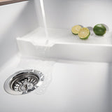 Blanco Precis 28 - 3/4 Inch Cascade Super Single Silgranit Undermount Kitchen Sink with Colander - BUILDMYPLACE