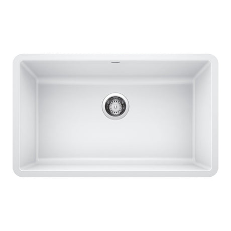 Blanco Precis 30 inch Single Bowl Silgranit Undermount Kitchen Sink - BUILDMYPLACE