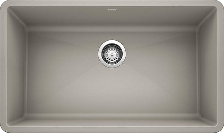 Blanco Precis 32 Inch Super Single Bowl Silgranit Undermount Kitchen Sink - BUILDMYPLACE