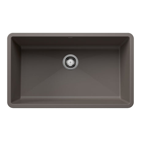 Blanco Precis 32 Inch Super Single Bowl Silgranit Undermount Kitchen Sink - BUILDMYPLACE
