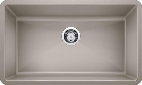 Blanco Precis 32 Inch Super Single Bowl Silgranit Undermount Kitchen Sink - BUILDMYPLACE