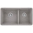 Blanco Precis 33 Inch Double Bowl Silgranit Undermount Kitchen Sink - 60/40 - BUILDMYPLACE