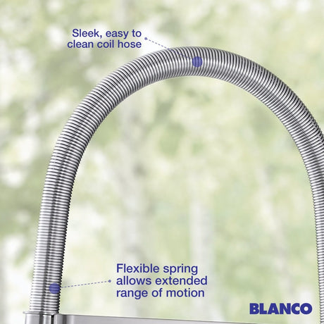 Blanco Rivana 1.5 GPM Kitchen Faucet Single Hole Pre - Rinse Pull Out - BUILDMYPLACE