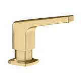 Blanco Rivana Soap and Lotion Dispenser, Brass - BUILDMYPLACE