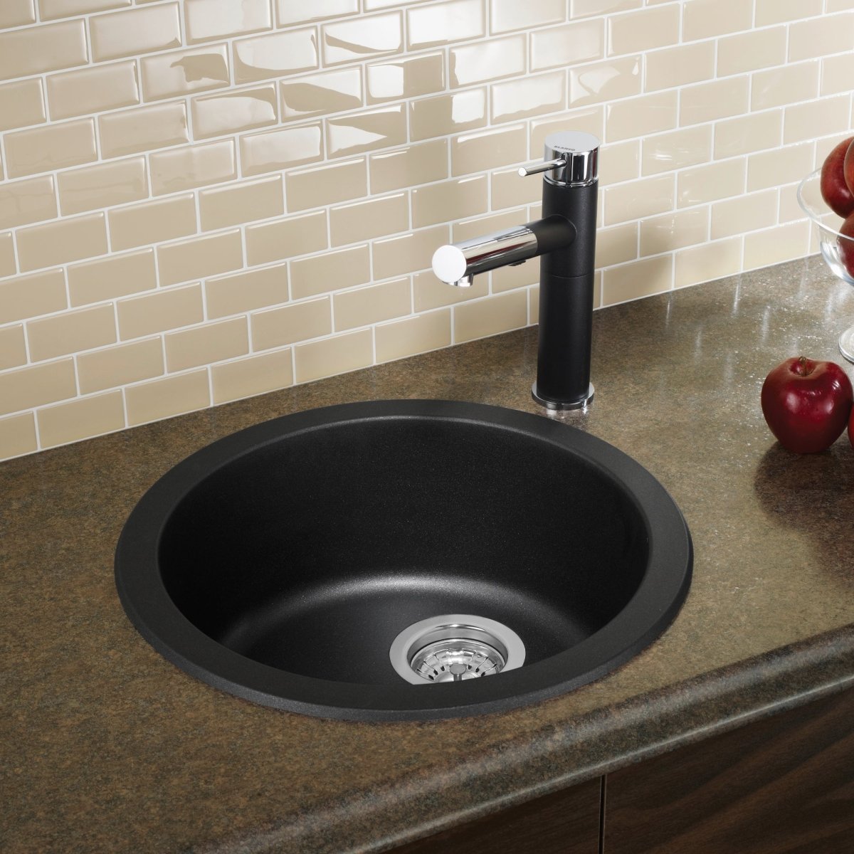 Blanco Rondo 18 Inch Dual Mount Drop - in & Granite Undermount Bar Sink - BUILDMYPLACE