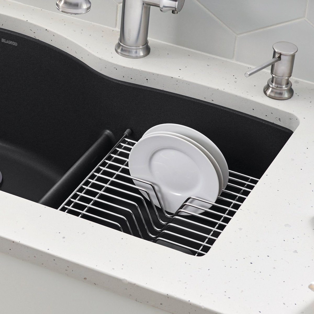 Blanco Stainless Steel Floating Dish Rack for all Diamond Super Single and 60/40 Sinks - BUILDMYPLACE