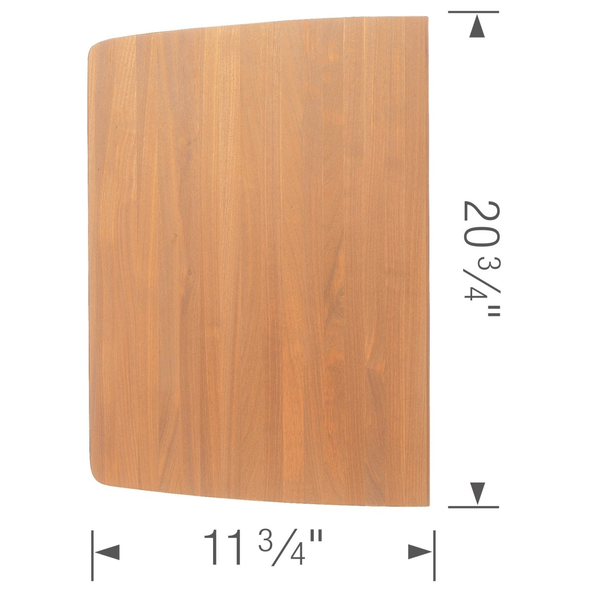 Blanco Valea 12 Inch Wood Cutting Board for Super Single Sinks - Red Alder Wood - BUILDMYPLACE