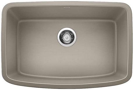 Blanco Valea 27 Inch Silgranit Single Bowl Undermount Kitchen Sink - BUILDMYPLACE