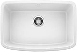 Blanco Valea 27 Inch Silgranit Single Bowl Undermount Kitchen Sink - BUILDMYPLACE