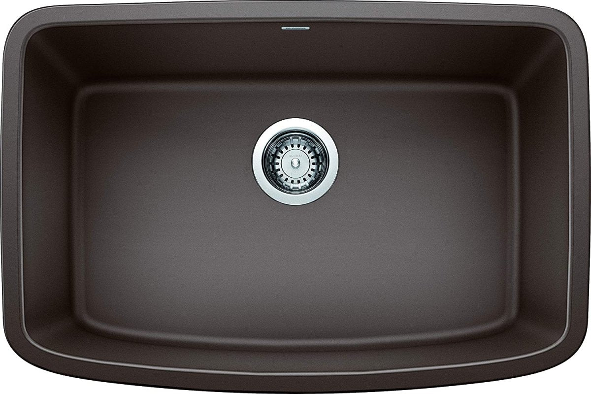 Blanco Valea 27 Inch Silgranit Single Bowl Undermount Kitchen Sink - BUILDMYPLACE