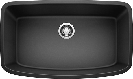 Blanco Valea 32 Inch Silgranit Super Single Bowl Undermount Kitchen Sink - BUILDMYPLACE