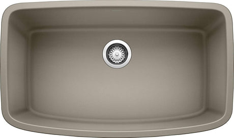 Blanco Valea 32 Inch Silgranit Super Single Bowl Undermount Kitchen Sink - BUILDMYPLACE