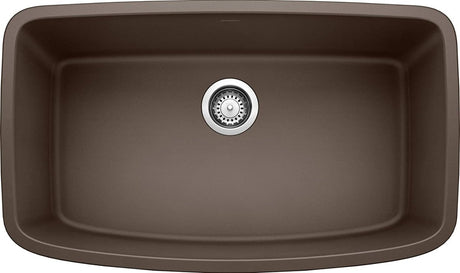 Blanco Valea 32 Inch Silgranit Super Single Bowl Undermount Kitchen Sink - BUILDMYPLACE