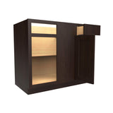 Blind Base Cabinet | 33"W x 34.5"H x 24"D - RTA Luxor Espresso - BUILDMYPLACE