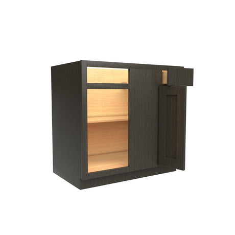 Blind Base Cabinet | 36W x 34.5H x 24D | RTA Luxor Smoky Grey - BUILDMYPLACE