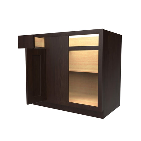 Blind Base Cabinet Handicap | 27"W x 32.5"H x 24"D - RTA Luxor Espresso - BUILDMYPLACE