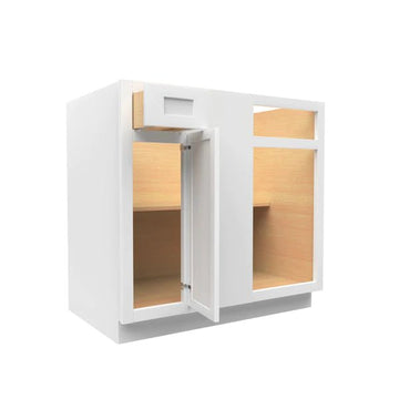 Blind Base Corner Cabinet - 33W x 34-1/2H x 24D - Aria White Shaker