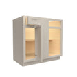 Blind Corner Base Cabinet | Elegant Stone | 27"W x 34.5"H x 24"D - BUILDMYPLACE