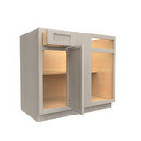 Blind Corner Base Cabinet | Elegant Stone | 33"W x 34.5"H x 24"D - BUILDMYPLACE