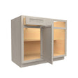 Blind Corner Base Cabinet | Elegant Stone | 39"W x 34.5"H x 24"D - BUILDMYPLACE