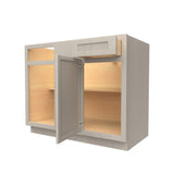 Blind Corner Base Cabinet | Elegant Stone | 39"W x 34.5"H x 24"D - BUILDMYPLACE