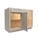 Blind Corner Base Cabinet | Elegant Stone | 45 W x 34.5H x 24D - BUILDMYPLACE