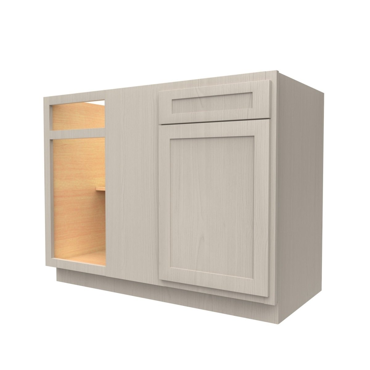 Blind Corner Base Cabinet | Elegant Stone | 45 W x 34.5H x 24D - BUILDMYPLACE