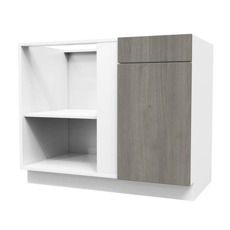 Blind Corner Base Cabinet| Matrix Silver | 36"W x 34.5"H x 24"D - BUILDMYPLACE