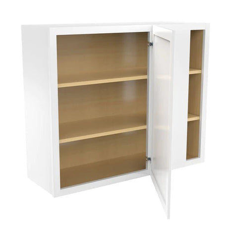 Blind Corner Cabinet - 36W x 30H x 12D - Aria White Shaker - BUILDMYPLACE