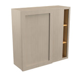 Blind Corner Wall Cabinet | Elegant Stone | 36W x 36H x 12D - BUILDMYPLACE