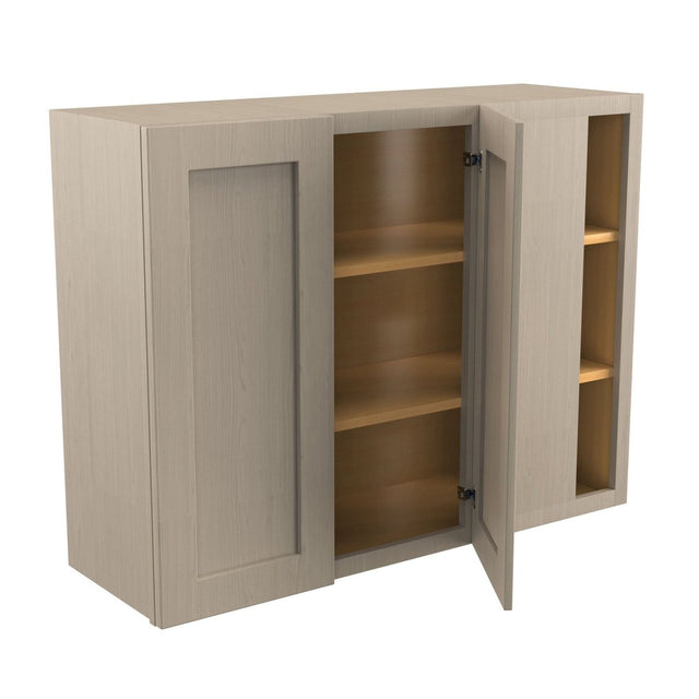 Blind Corner Wall Cabinet | Elegant Stone | 39W x 30H x 12D - BUILDMYPLACE