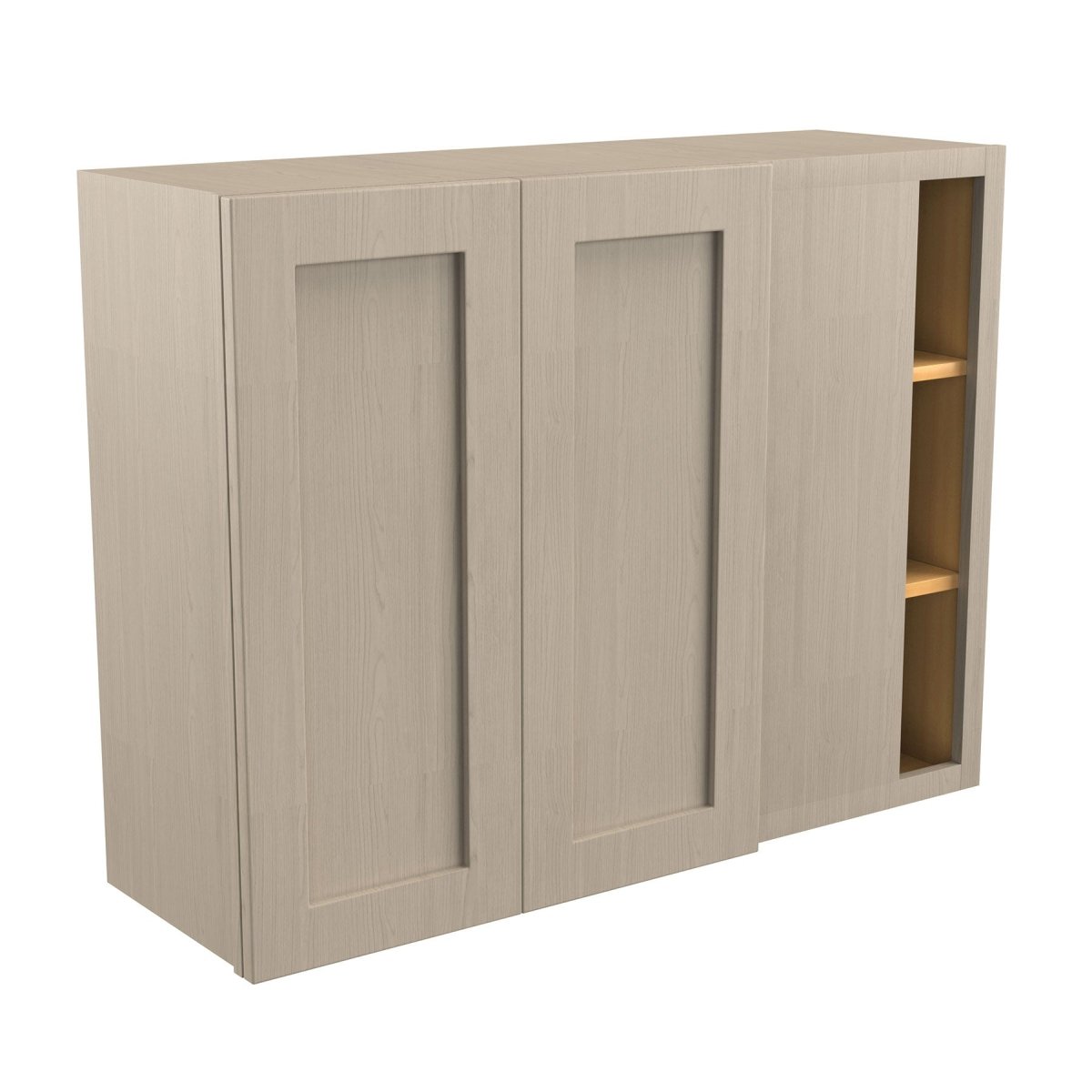 Blind Corner Wall Cabinet | Elegant Stone | 39W x 30H x 12D - BUILDMYPLACE