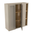 Blind Corner Wall Cabinet | Elegant Stone | 39"W x 42"H x 12"D - BUILDMYPLACE