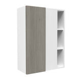 Blind Corner wall Cabinet| Matrix Silver | 27W x 36H x 12D - BUILDMYPLACE