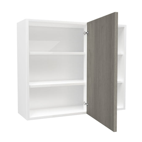 Blind Corner wall Cabinet| Matrix Silver | 36W x 30H x 12D - BUILDMYPLACE