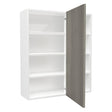 Blind Corner wall Cabinet| Matrix Silver | 36W x 42H x 12D - BUILDMYPLACE