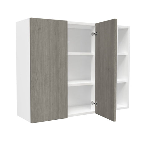 Blind Corner wall Cabinet| Matrix Silver | 39W x 30H x 12D - BUILDMYPLACE