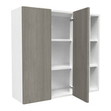 Blind Corner wall Cabinet| Matrix Silver | 39W x 36H x 12D - BUILDMYPLACE