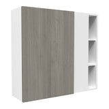 Blind Corner wall Cabinet| Matrix Silver | 39W x 36H x 12D - BUILDMYPLACE