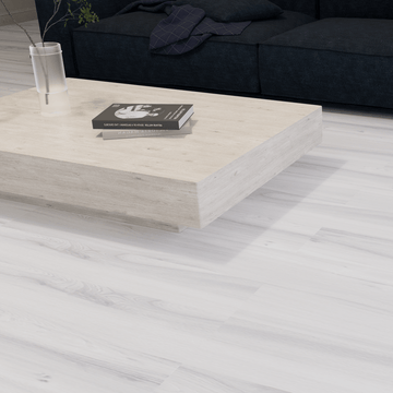 BOSCO LIGHT GREY 8 in. x 48 in. x 8.5 mm MATT Marble Look Tile - Porcelain Floor and Wall Tile (15.07 Sqft/Box)