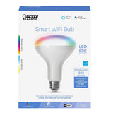 BR30 LED Smart Light Bulb, RGBW, Alexa & Google Assistant Bulb, E26, 650 Lumens - BUILDMYPLACE