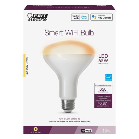 BR30 LED Smart Wifi Bulb, Google/Alexa Smart Bulb, Color Changing & Tunable White Bulb, RGBW - BUILDMYPLACE