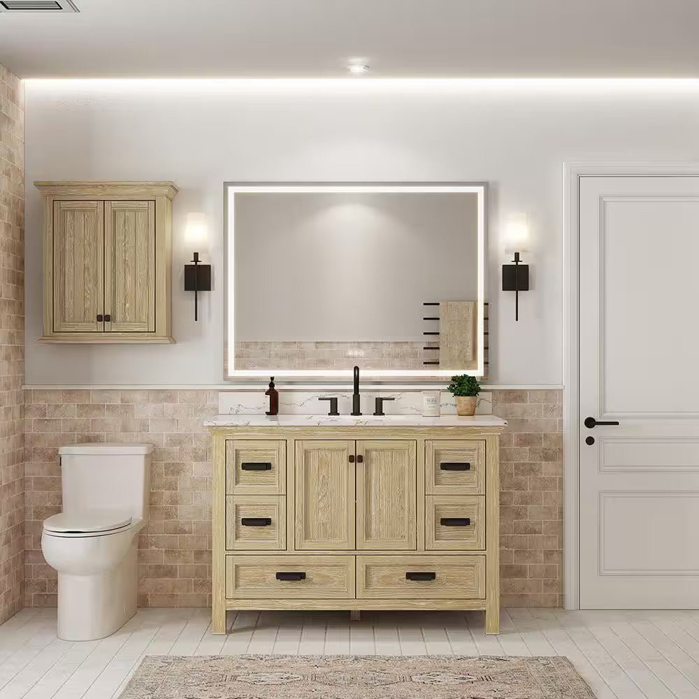 Brantley 48″ Vanity in Winter Oak - BUILDMYPLACE