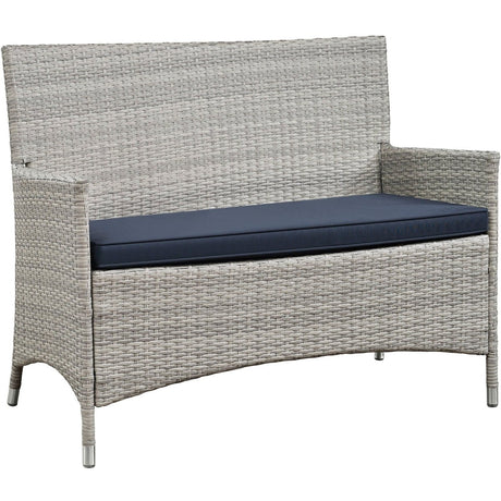 Bridge 4 Piece Outdoor Patio Conversation Set - BUILDMYPLACE