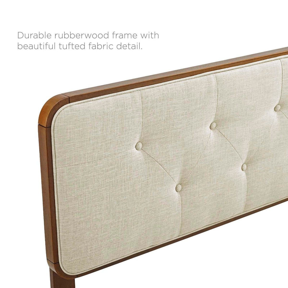 Bridgette Full Wood Platform Bed With Angular Frame - BUILDMYPLACE